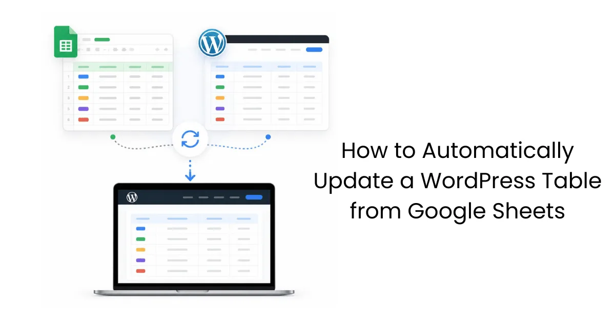 How to Automatically Update a WordPress Table from Google Sheets
